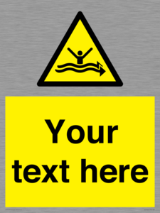 Custom Warning strong currents